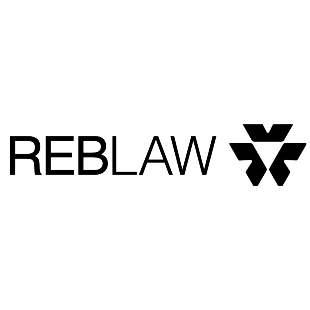 REB LAW Logo in Black